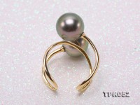 Precious 10.5mm Tahitian Pearl Ring in 14k Gold