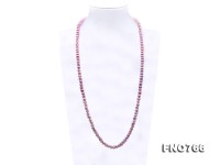 Classical 7-8mm Lavender Pearl Long Necklace