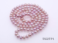 High Quality 8-9mm Lavender Pearl Long Necklace