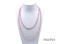 High Quality 6-7mm Lavender Pearl Long Necklace