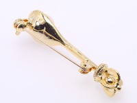 Lustrous 10mm White Pearl Brooch/Pendant