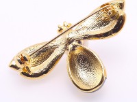 Exquisite Bee-shape 9.5mm Freshwater Pearl Brooch