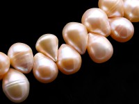 Special 10-10.5mm Pink Drop-shaped Freshwater Pearl Necklace