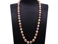 Extraordinary 10.5-15.5mm Multicolor Baroque Pearl Long Necklace