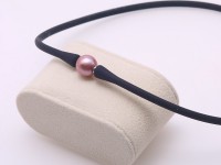 Special 11-11.5mm Lavender Pearl Silicone Necklace and Bracelet