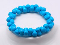 8.5×13mm Bone Blue Turquoise Bracelet