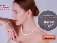Buy Pearl Jewelry At 50% Off At YIDE Jewelry Christmas Offer